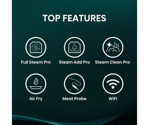 Hisense Hi8, 77 L, must - Integreeritav auruahi