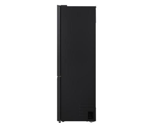 LG, NoFrost, 375 L, kõrgus 203 cm, must roostevaa teras - Külmik