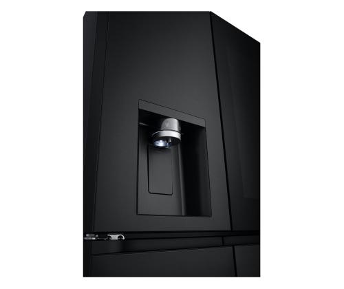 LG, NoFrost, Instaview, 508 L, kõrgus 179 cm, must - SBS-Külmk