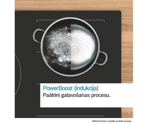 Bosch, Seeria 4, laius 80 cm, raamita, must - Integreeritav induktsioonpliidiplaat õhupuhastiga