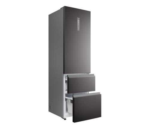 Haier 3D 60 Series 7, No Frost, 414 L, kõrgus 205 cm, tume roostevaba - Külmik