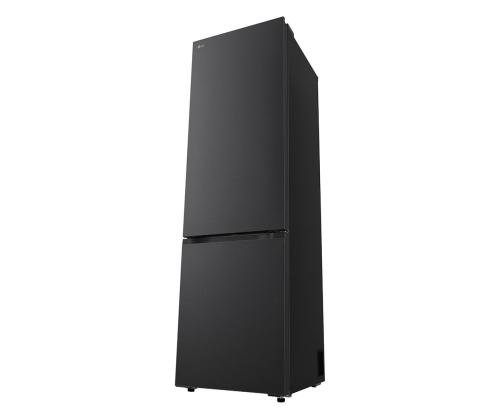 LG, NoFrost, 375 L, kõrgus 203 cm, must roostevaa teras - Külmik