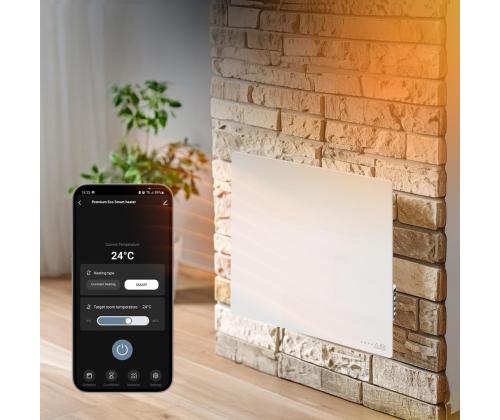 Aeno Premium Eco Smart Quadro, 500 W, valge - Kütteseade seinale