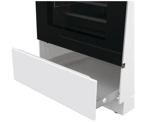 Gorenje, 70 L, laius 50 cm, valge - Gaasipliit elektriahjuga