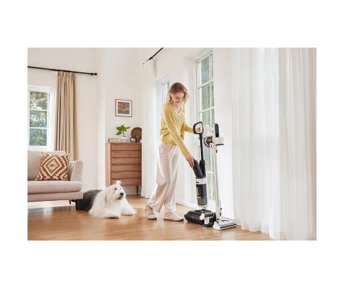 Tineco Switch S6 Stretch Plus, valge/must - Varstolmuimeja + põrandapesur