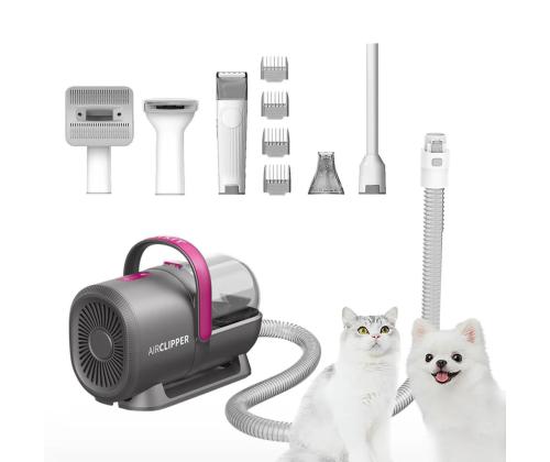 Petkit FurWaker 5-ühes (AirClipper), vaakumfunktsioon, valge/hall - Lemmikloomade hoolduskomplekt