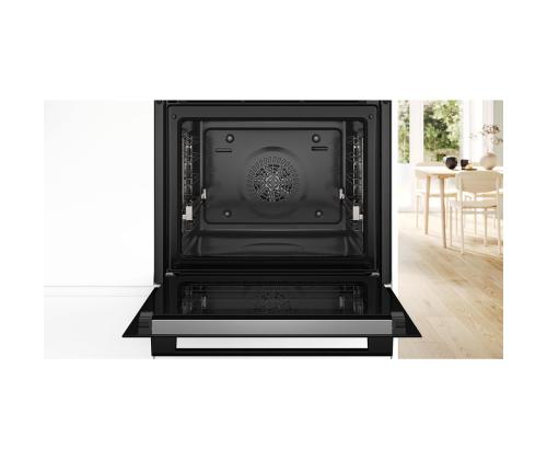 Bosch, Seeria 6, pürolüütiline puhastus, 71 L, must - Integreeritav ahi