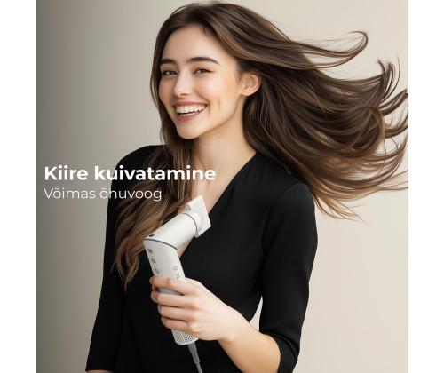 Aeno HS1, 1200 W, valge - Juuste kujundamise seade