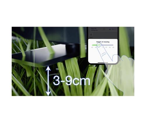 Ecovacs Goat A3000 Lidar Pro, valge/must - Piirdekaablivaba robotmuruniiduk