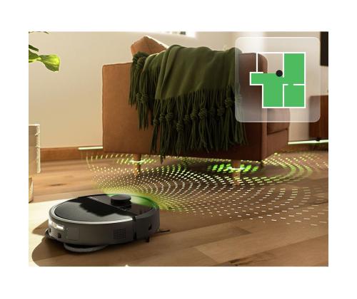 IRobot Roomba® Plus 505 Combo, märg- ja kuivpuhastus, must - Robottolmuimeja