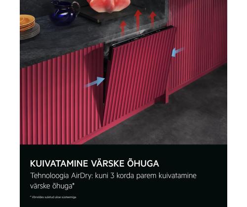 AEG 7000 Seeria, 14 nõudekomplekti - Integreeritav nõudepesumasin