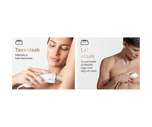 Braun Silk-expert Pro 5, valge/kuldne - IPL Fotoepilaator