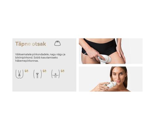 Braun Silk-expert Pro 5, valge/kuldne - IPL Fotoepilaator