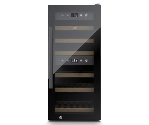 Caso WineExclusive 24 Smart, 24 pudelit, kõrgus 88 cm, must - Veinikülmik