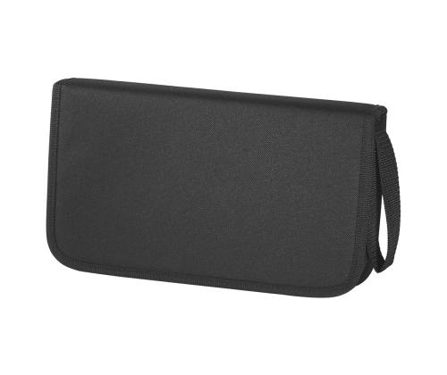 Hama CD/DVD/Blu-ray Wallet 64, must - Plaaditasku