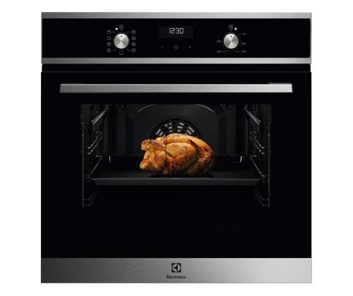 Electrolux 600 SteamBake, 65 L, roostevaba teras - Integreeritav ahi