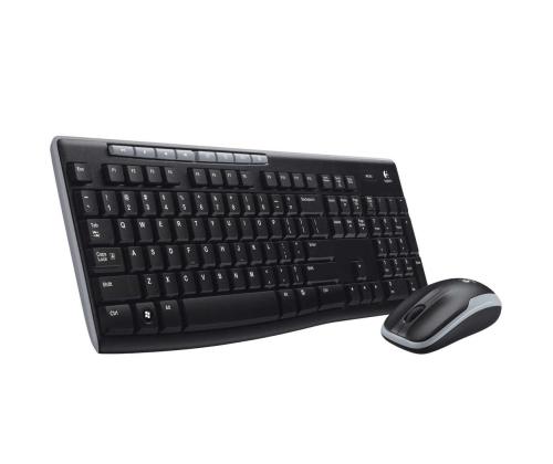 Logitech MK270, SWE, must - Juhtmevaba klaviatuur + hiir