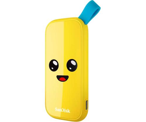 SanDisk Fortnite Portable SSD Peely Edition, 1 TB, kollane - Väline SSD
