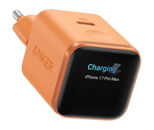 Anker Nano Smart Display Charger, 45W, oranž - Laadimisadapter