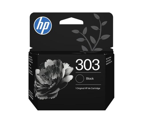 HP 303, must - Tindikassett