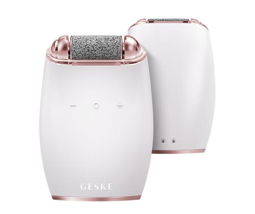 Geske SmartAppGuided, 7-ühes, valge/roosa - Elektriline pimsskiviga rullik