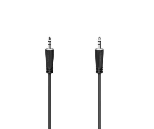 Hama Audio Cable, 3.5mm - 3.5mm, 1,5 m, must - Kaabel