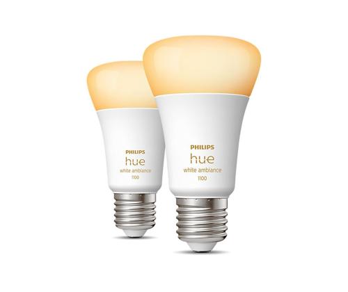 Philips Hue White Ambiance 1100, E27, valge, 2 tk - Nutivalgusti