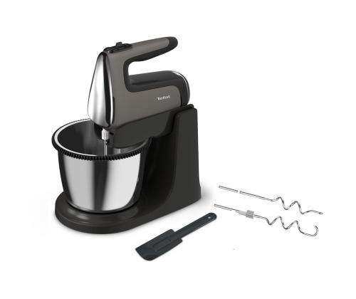 Tefal Powermix Silence, 850 W, tumehall - Käsimikser kausiga