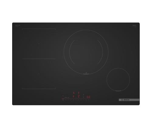 Bosch, Seeria 6, raamita, laius 80.2 cm, must - Integreeritav induktsioonpliidiplaat