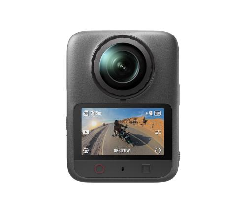 Dji Osmo 360 II Limitless Riding Combo, must - Seikluskaamera