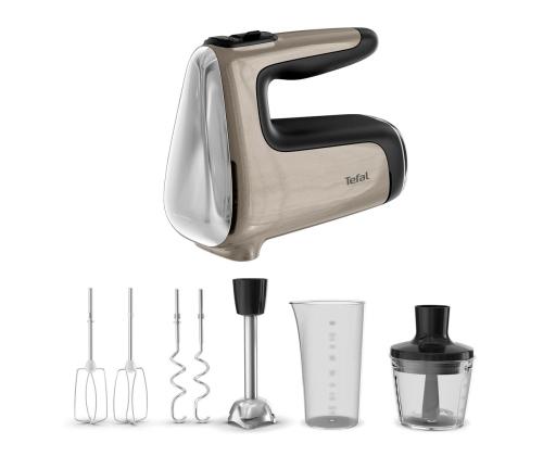 Tefal Powermix Silence 4-ühes, 850 W, beež - Käsimikser
