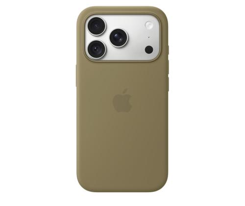 Apple Silicone Case with Magsafe, iPhone 18 Pro, roheline - Ümbris