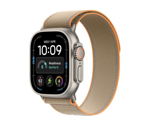Apple Watch Ultra 4, 49 mm, Trail Loop, S/M, titaan / helepruun - Nutikell