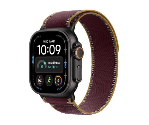 Apple Watch Ultra 4, 49 mm, Trail Loop, S/M, must titaan / pruun - Nutikell