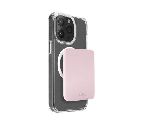 Puro Mini Power Mag, 4200 mAh, MagSafe, USB-C, roosa - Akupank