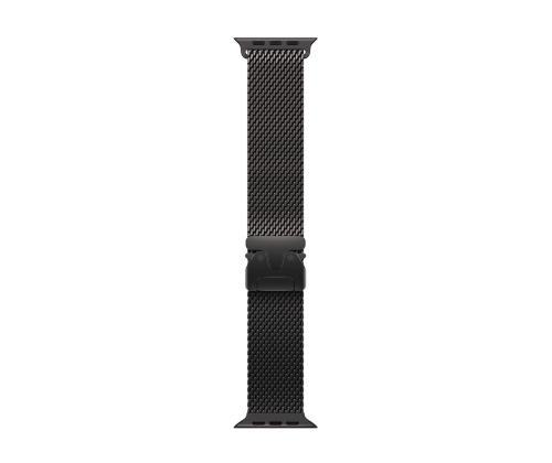 Apple Titanium Milanese Loop, 49 mm, L, must - Kellarihm