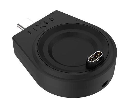 Fixed USB-C Charging Adapter, Garmin Smart Watch, must - Laadija