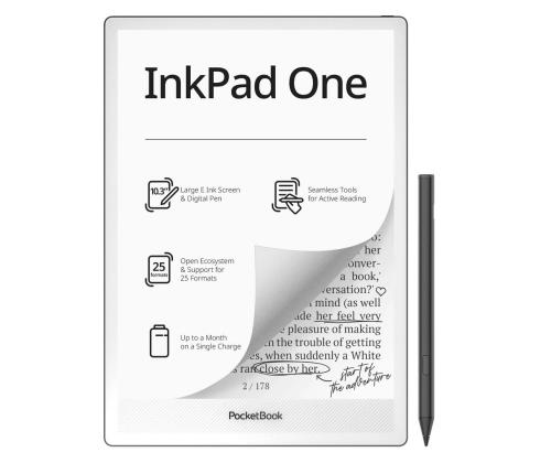 PocketBook InkPad One, 10,3'', must - E-luger