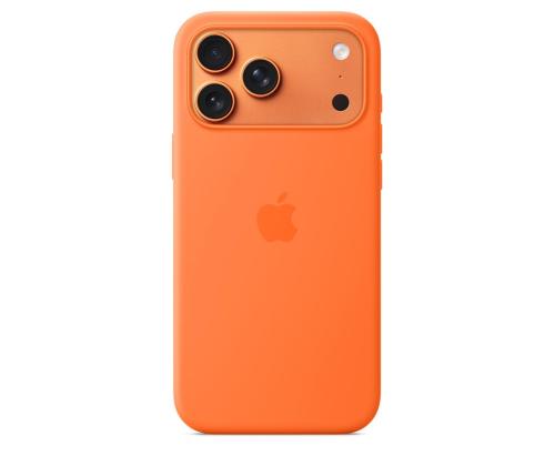 Apple Silicone Case with Magsafe, iPhone 17 Pro Max, oranž - Ümbris