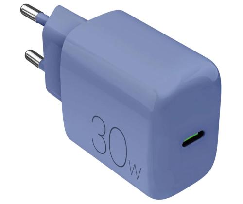 Puro DAILY 1, USB-C, 30 W, sinine - Laadija