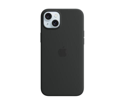Apple Silicone Case with Magsafe, iPhone 15 Plus, must - Ümbris