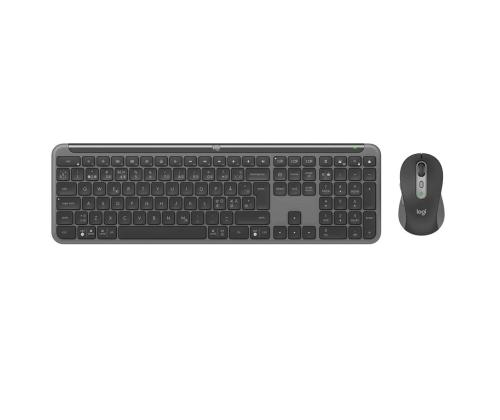 Logitech Signature Slim Combo MK950, SWE, must - Juhtmevaba desktop