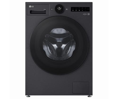 LG TurboWash 360˚, 11 kg, sügavus 55 cm, 1400 p/min, mattmust - Eestlaetav pesumasin
