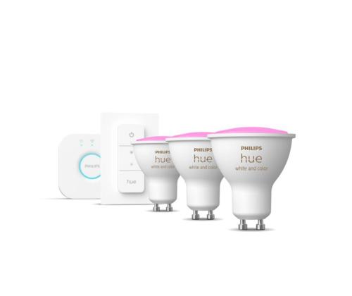 Philips Hue Starter Kit, GU10, 3 tk, valge - Nutivalgusti komplekt