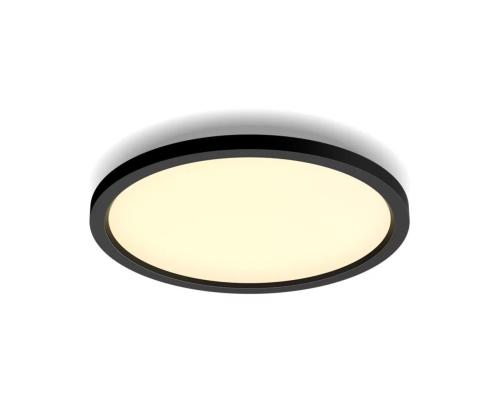 Philips Hue Aurelle Round Panel + Hue Dimmer Switch, must - Nutivalgusti