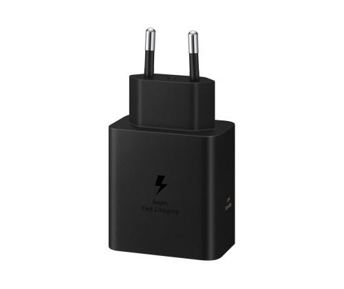 Samsung Power Adapter, USB-C, 60 W, must - Laadija