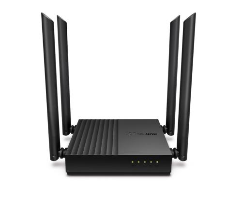 TP-link Archer A64, AC1200, kaheribaline, must - Wi-Fi ruuter