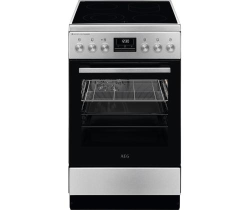 AEG SteamBake, 58 L, laius 50 cm, roostevaba teras - Keraamiline pliit