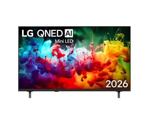 LG QNED72 AI, 50'', 4K UHD, QNED Mini LED, must - Teler