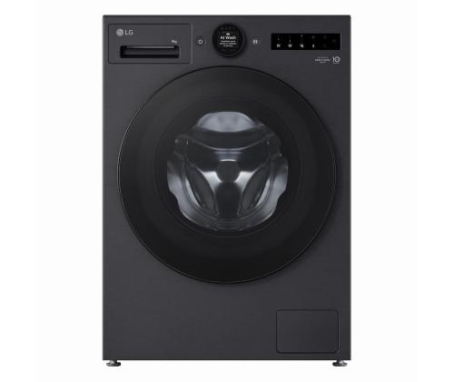 LG, 9 kg, sügavus 47.5 cm, 1200 p/min, must - Eestlaetav pesumasin